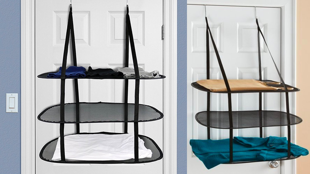 Greenco 3 Tier Over the Door Drying Rack | $9 | Amazon